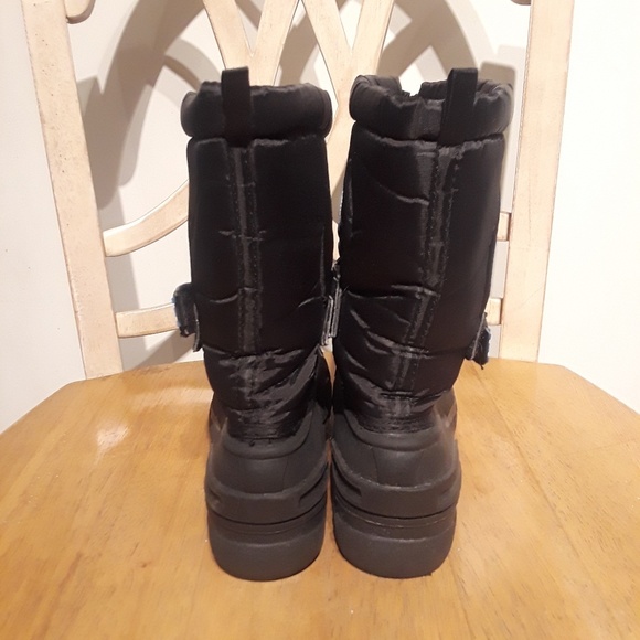 Blue Winter Rain / Snow Boots Youth Size 3 - Picture 3 of 5